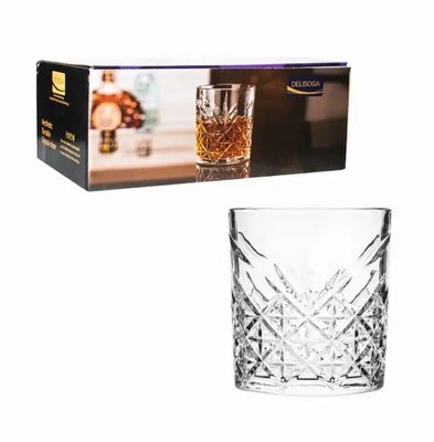 Набір склянок для віскі Оксфорд 340мл 6шт Helios 5504/DSKB033-2 5504/DSKB033-2 фото
