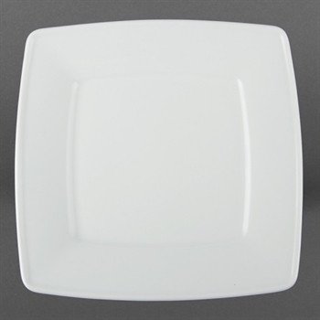 Тарілка квадратна порцелянова для сервірування Lubiana Victoria 210x210 мм (2731) 2731 фото