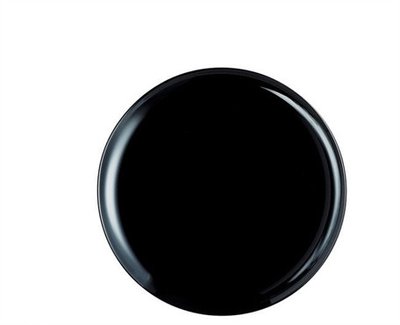 Блюдо Luminarc Friend Time Black чорне кругле для піци 320 мм (M0066) M0066 фото