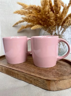 Порцелянова чашка Farn рожева 350 мл (9602) 9602 фото