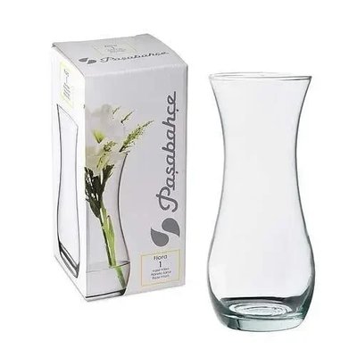 Середня скляна ваза для квітів Pasabahce "Флора" 255 мм (43737) 43737 фото