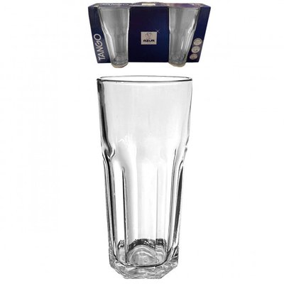 Набір вузьких склянок Касабланка Колізей 280мл 3 шт. 0280-CLM(3шт) 0280-CLM(3шт) фото