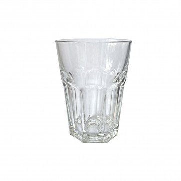 Скляна склянка з гранями для коктейлів Helios 350 мл 0357-CLM(1шт) 0357-CLM(1шт) фото