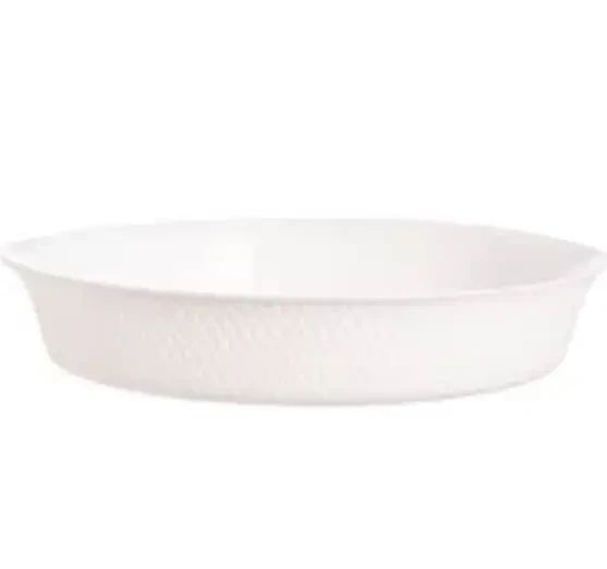 Белое круглое блюдо для запекания и подачи Люминарк Smart Cuisine Wavy 280 мм Q8178 Q8178 фото