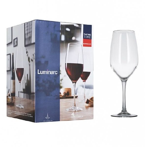 Набір келихів для вина Luminarc "Бордо" 580 мл 4 шт (P6815) P6815 фото