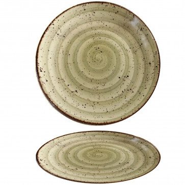 Тарілка дрібна зелена Kutahya Porselen ATLANTIS 30 см GR3030 (CG3030) GR3030(CG3030) фото