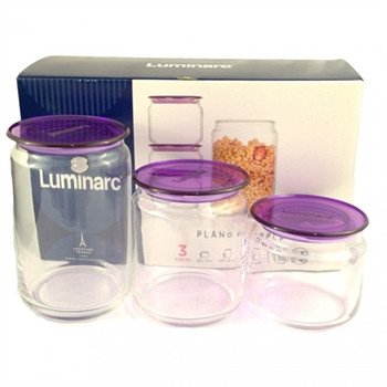 Набір банок Luminarc Pot Jar для сипких 3 шт (N3453) N3453 фото
