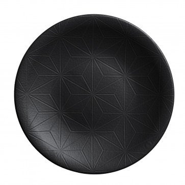 Тарелка чёрная большая круглая Kutahya Porselen Corendon 300 мм (NM3030) NM3030 фото
