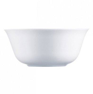 Гладкий білий салатник на одну порцію Luminarc Everyday 120 мм (H4122) H4122 фото