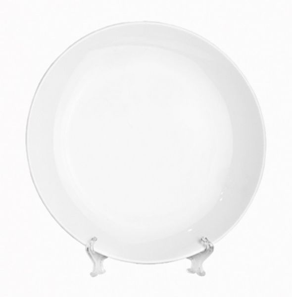 Тарелка круглая фарфоровая Extra white Helios 225мм (W123) W123 фото