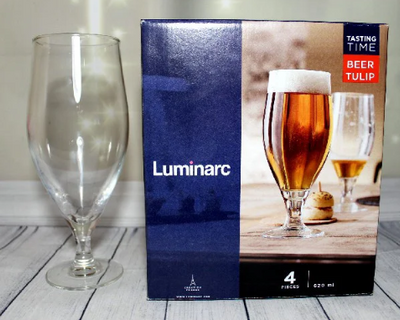 Набор бокалов пивных Luminarc "Тюльпан" 620 мл 4 шт (P9241) P9241 фото