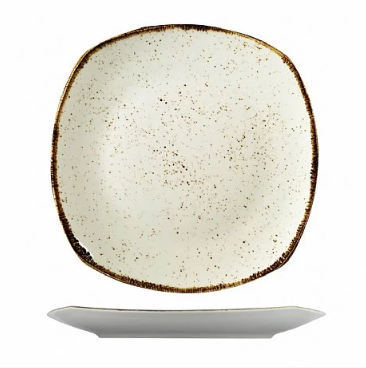 Большая квадратная тарелка из фарфора Kutahya Porselen Corendon 300 мм (CR3230) CR3230 фото