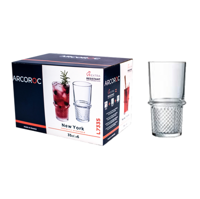 Набір високих склянок 6 шт Arcoroc New York 350 мл (L7335) L7335 фото