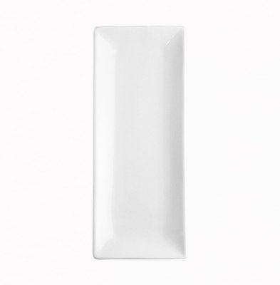 Тарілка прямокутна порцелянова Extra white 305x120 мм Helios (W175) W175 фото