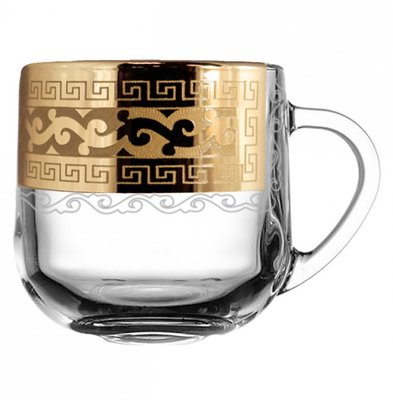 Чайная чашка 300 мл с золотой каймой Густ-Хрустальный Версаче EAV08-2022/S/1 EAV08-2022/S/1 фото