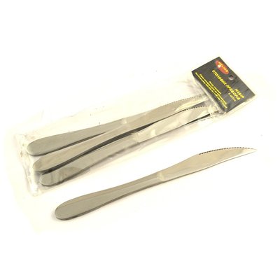 Набір ножів для стейка HELIOS серія "Гладка" неіржавка сталь 6 шт (7504) 7504 фото