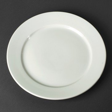 Блюдо для ресторанів біле Helios кругле порцелянове 300 мм (HR1165) HR1165 фото