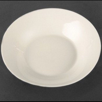 Тарілка порцелянова супова з бортом Extra White Helios 300 мл (A7008) A7008 фото