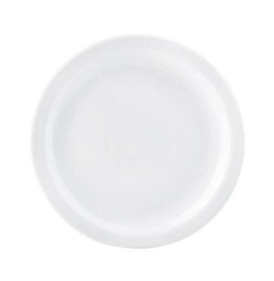 Тарілка біла дрібна порцелянова Lubiana Ameryka 210 мм (1310) 1310 фото