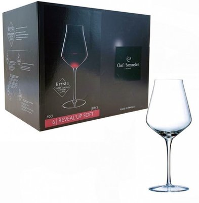 Набір келихів для вина Reveal'Up Soft Chef&Sommelier 390 мл 6 шт (J8743) J8743 фото