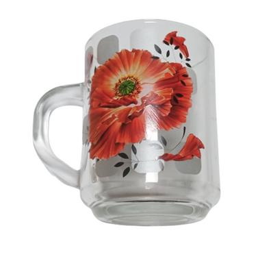 Кружка "Gren tea" 200 мл декорована "Квіти мозаїка мікс" 8101/1335 фото