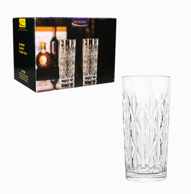 Набір високих скляних склянок "Бристоль" 330 мл х 6шт (5403) 5403 фото