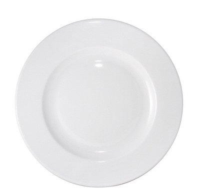 Тарелка фарфоровая белая мелкая Lubiana Kaszub 280 мм (236) 236 фото