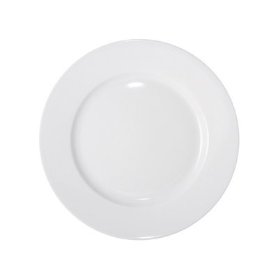 Тарелка белая фарфоровая обеденная Lubiana Kaszub 300 мм (343) 343 фото