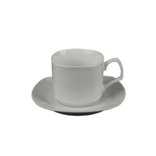 Чашка чайна порцелянова 180 мл із блюдцем Helios (HR1313) HR1313 фото