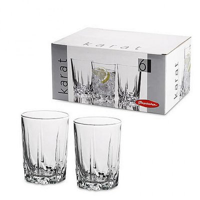 Набір скляних склянок Pasabahce Карат 240 мл 6 шт (52882) 52882 фото