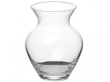 Скляна ваза фігурної форми Флора 145мм (43206) 43206 фото