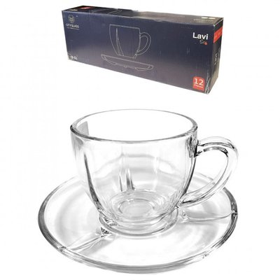 Набір чайний Helios 12 предметів: чашка 190 мл + блюдце "Lavi Tea" (3S300344) 3S300344 фото